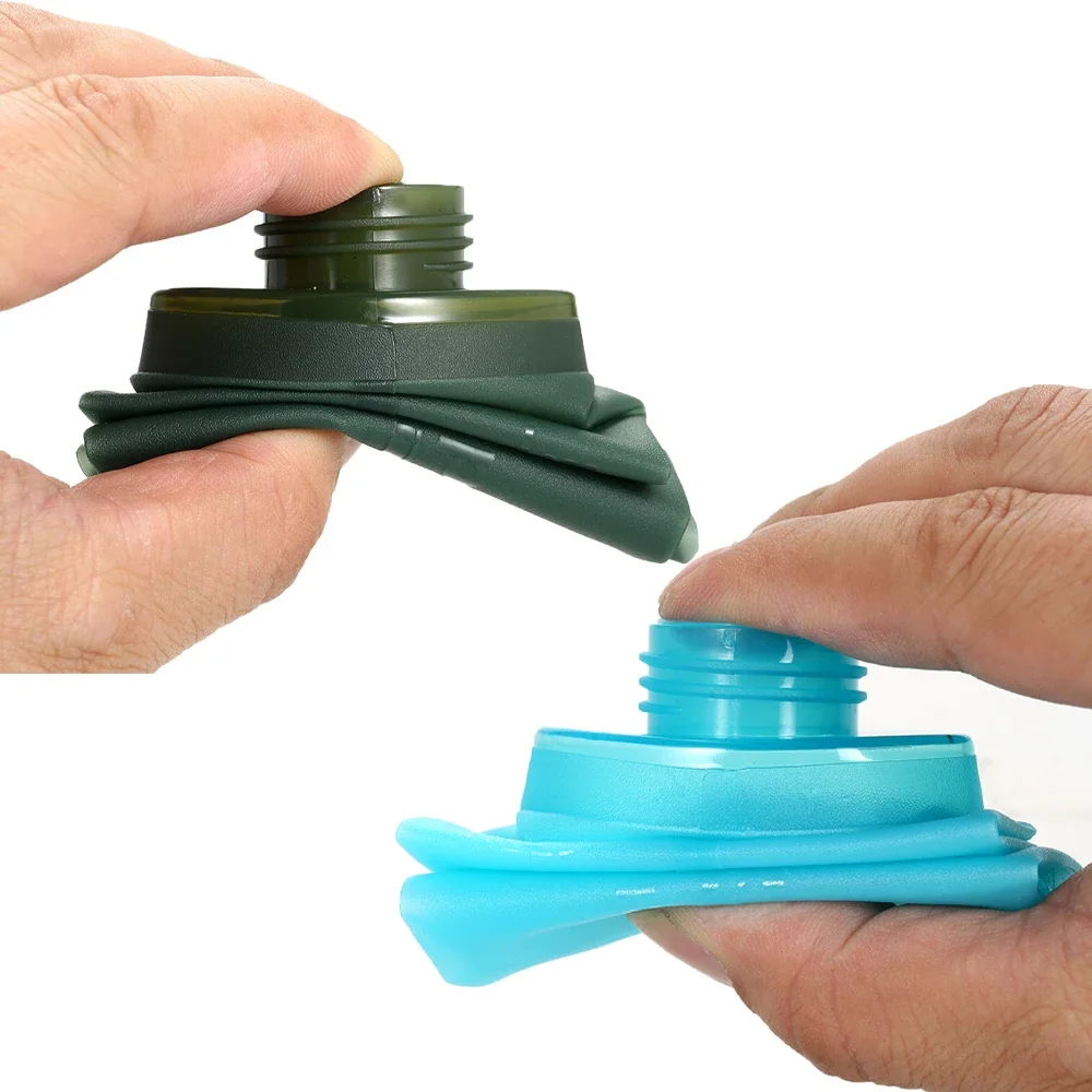 

250/500ML Collapsible Soft Water Flask Portable Foldable Hydration Bladder for Running,Cycling,Camping,Hiking Outdoor Sports