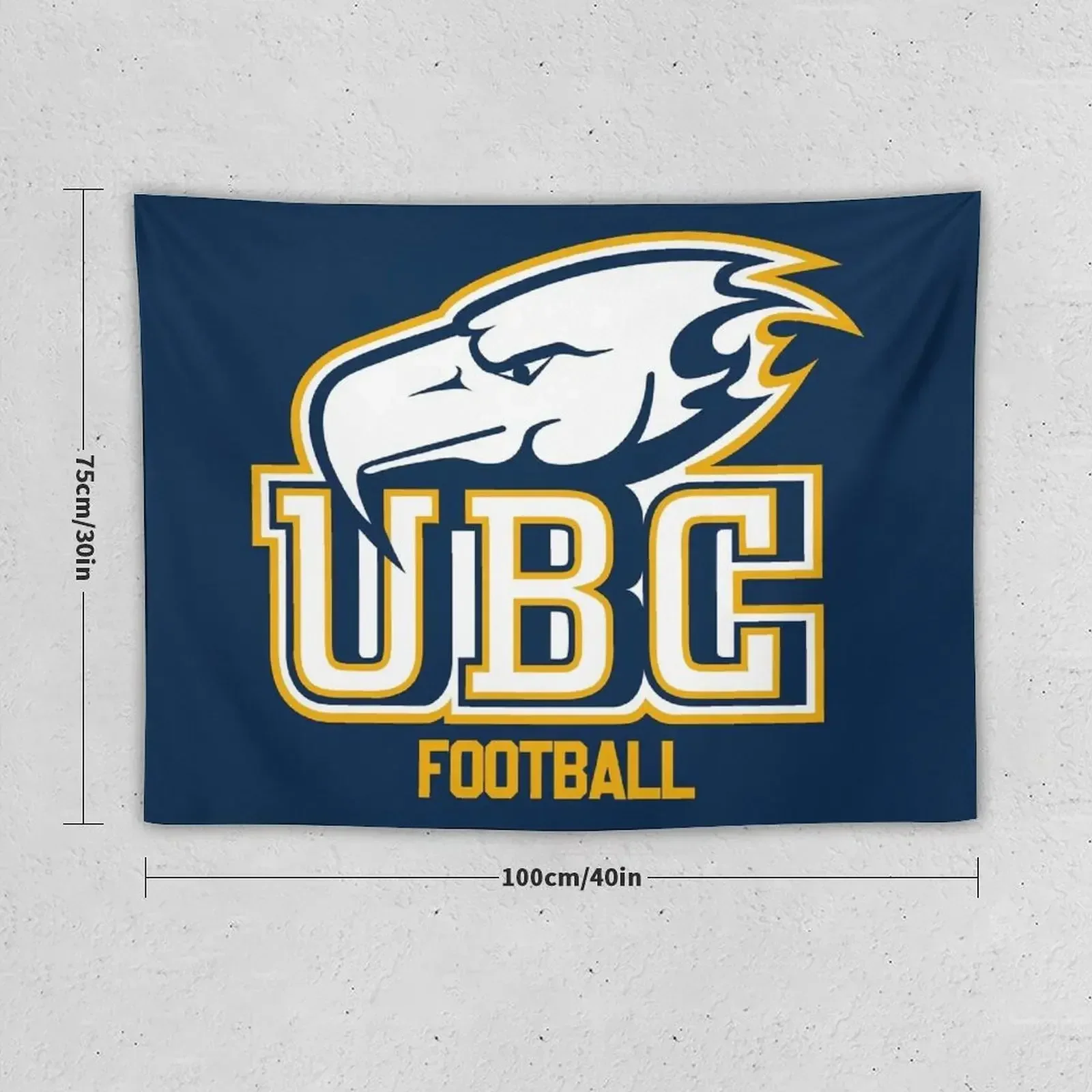 UBC Thunderbirds FOOTBALL Tapestry Decorations For Your Bedroom Mushroom Room Decoration Accessories Room Aesthetic Tapestry