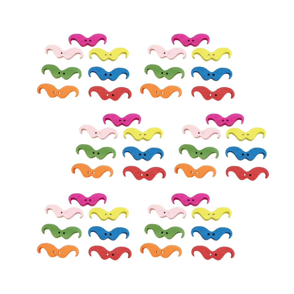 100 قطعة أزرار اللحية الملونة عالية الجودة أدوات الحرف اليدوية الإبداعية DIY بها بنفسك أزرار الخياطة مناسبة للسترات القبعات الجينز الملابس