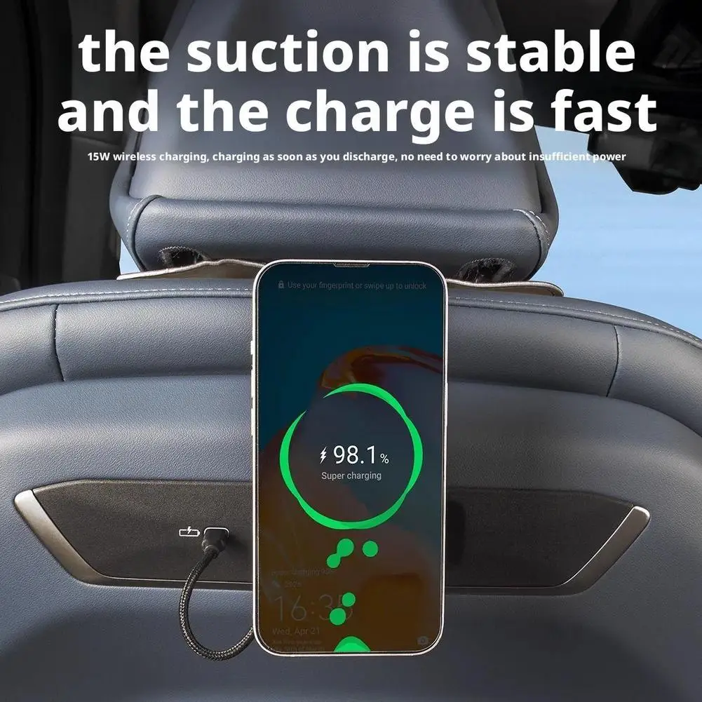 

Для 25 BMW X3X5X75 магнитная накладка на заднее сиденье, держатель для телефона, кронштейн, задняя беспроводная зарядка, держатель для телефона, аксессуары для салона автомобиля