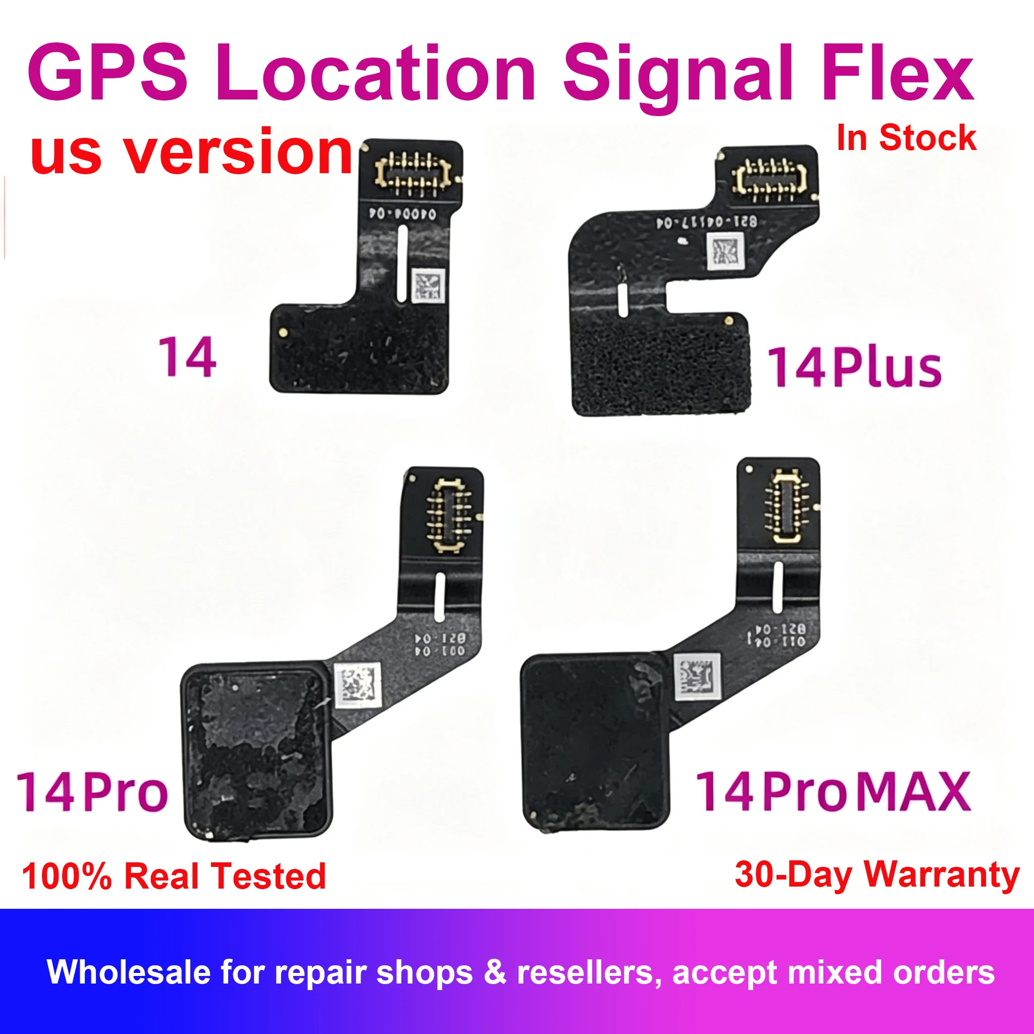 GPS Location Signal Antenna Flex Cable For iPhone 14 Plus Pro Max Version US Replacement Repair Parts