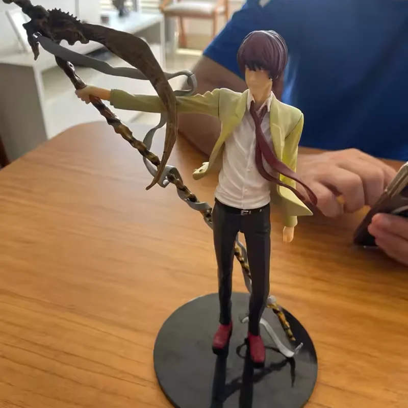 

New 26cm Death Note Yagami Light Anime Action Figure Pvc Statue Figurine Desktop Ornament Decoration Collection Model Gifts