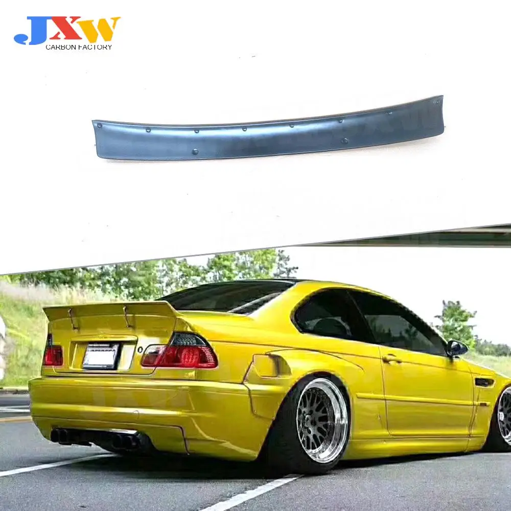 High Quality Carbon Fiber Car Rear Boot Spoiler Wing for BMW E46 2Door 4 Door Trunk Spoiler FRP Bodykit Car Accessories