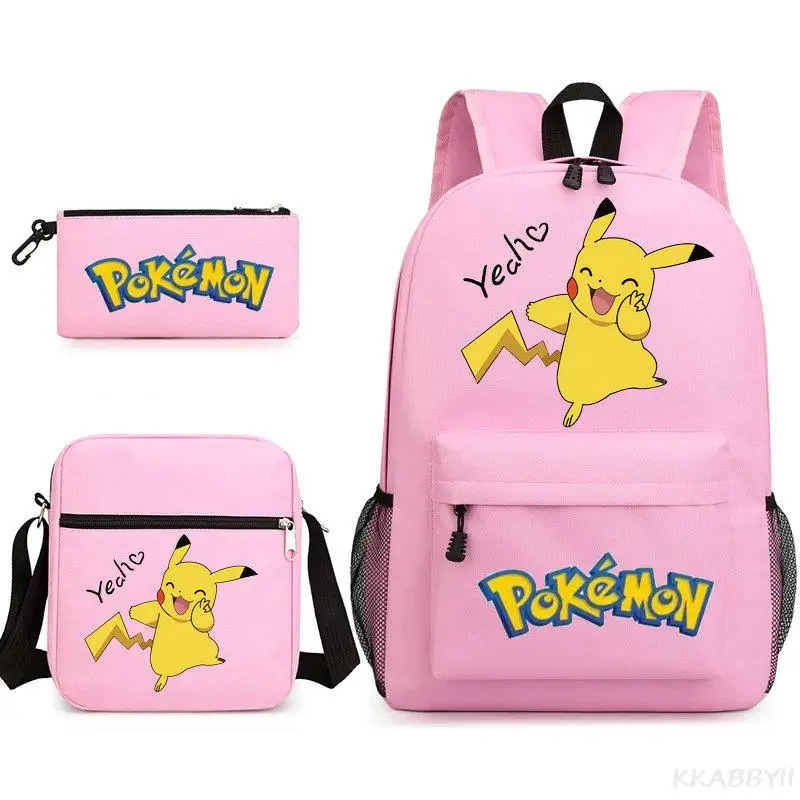 Pokemon Go plecak damski męski wodoodporny nylonowy torby dla nastolatków szkolny dla dziewczynek Bookbag Pikachu podróżna Backbag torba na ramię