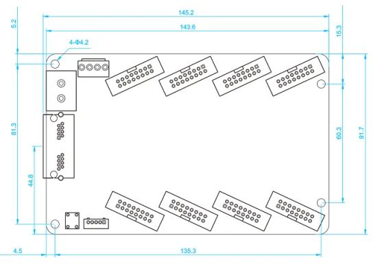 Free shipping Colorlight 5A-75B Full Color Synchronous Received Card Hub75E LED Display Screen