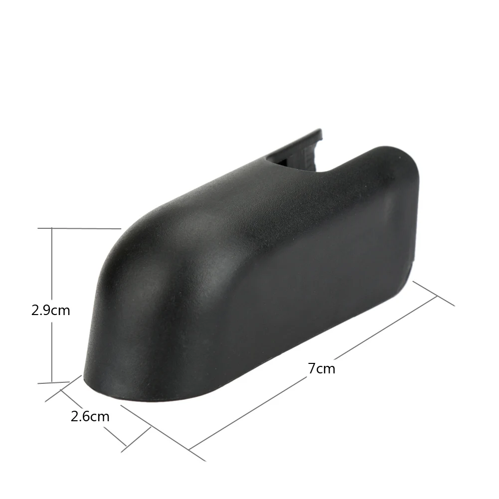 Black Car Rear Wiper Arm Washer Cap Nut Cover for Vauxhall MERIVA CORSA ZAFIRA VECTRA TAILGATE Corsa C (01-06) Car Wiper Arm Cap