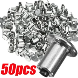 Universal Car Wheel Tire Studs, Inverno Anti-Slip Stud, Neve Spikes, Pneu Chuteiras para Caminhões, Auto, Motocicleta, Solas de bicicleta, 50pcs