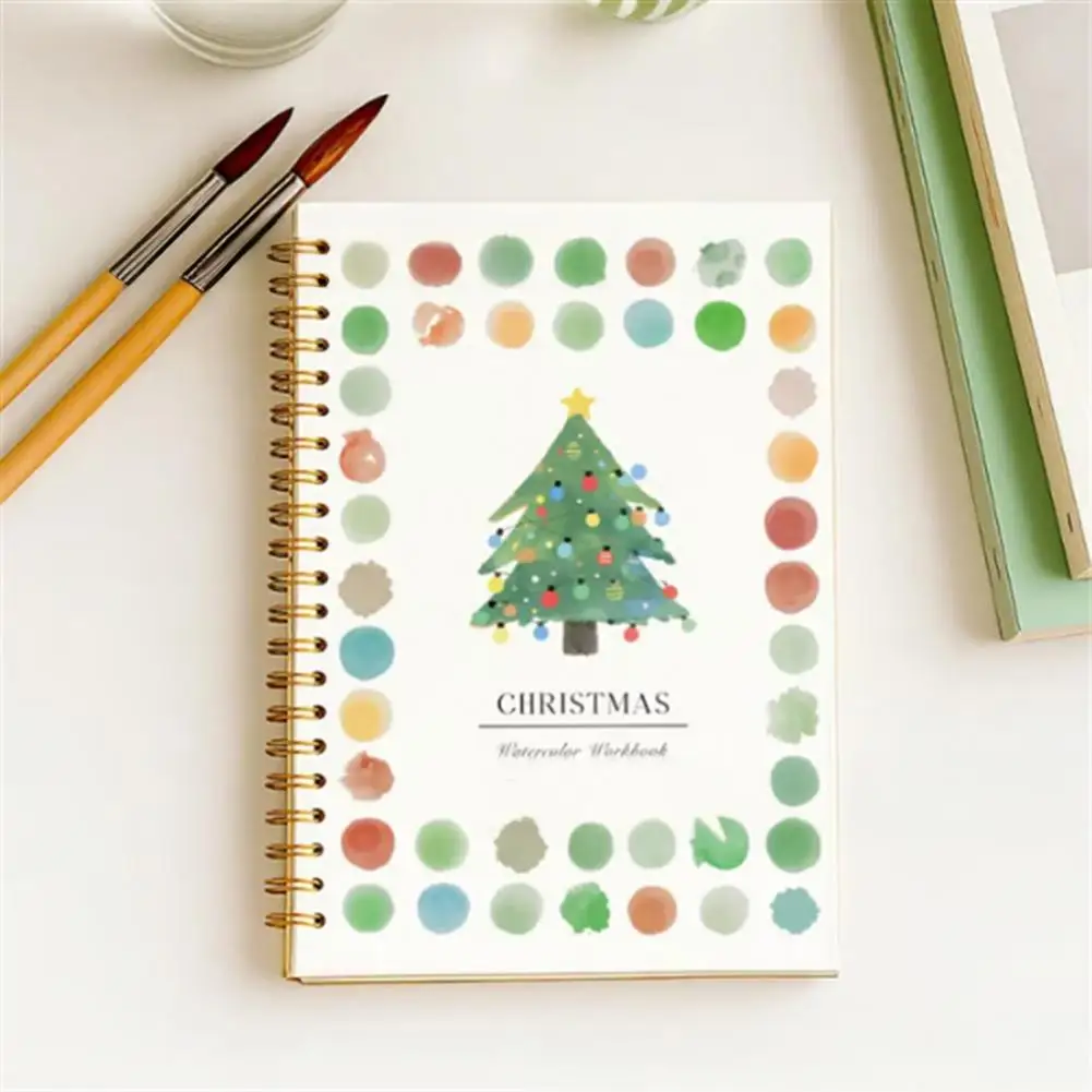 수채화 워크북 초보자 친화적인 색칠하기 책 미술 공예 그림 용품 어린이를위한 수채화 책 성인 그림 선물