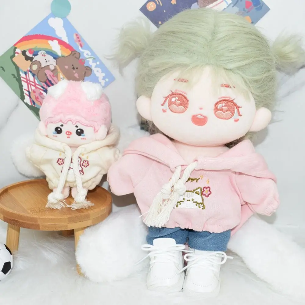 Cartoon Handmade Rabbit Hoodies Cotton Dolls Sweatshirt Outfits Fashion Doll's Clothes For 1/12 BJD Dolls Accessories Toy Outfit