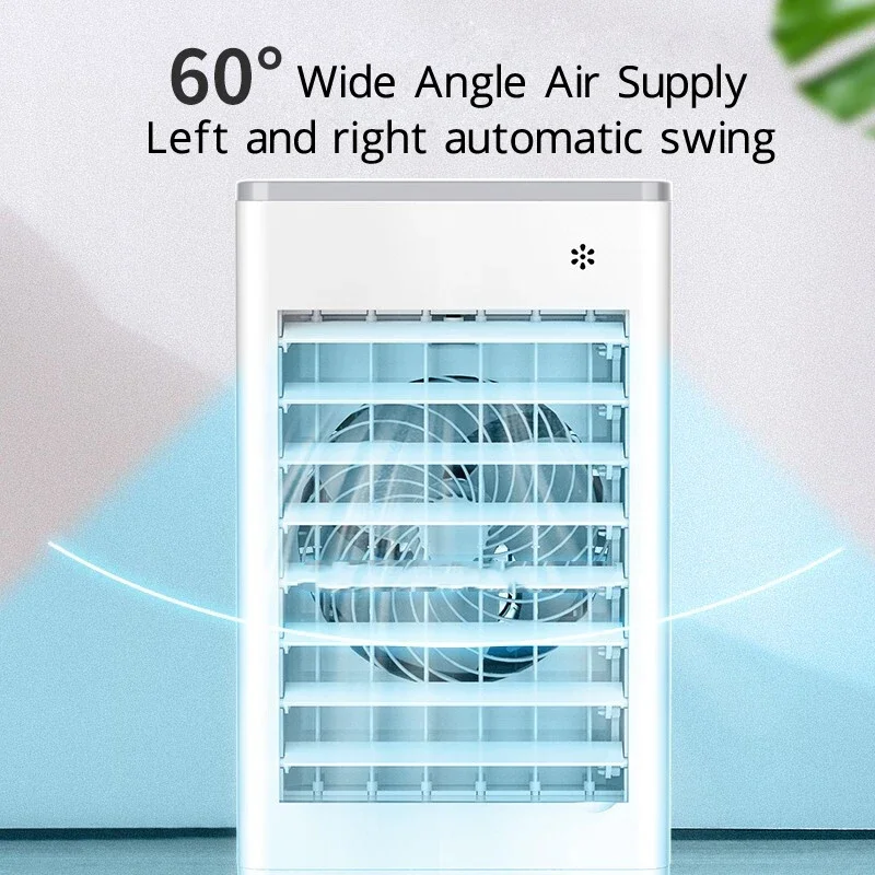 Climatiseur portable 220V, refroidissement par glace et eau, ventilateur de climatisation mobile pour la maison