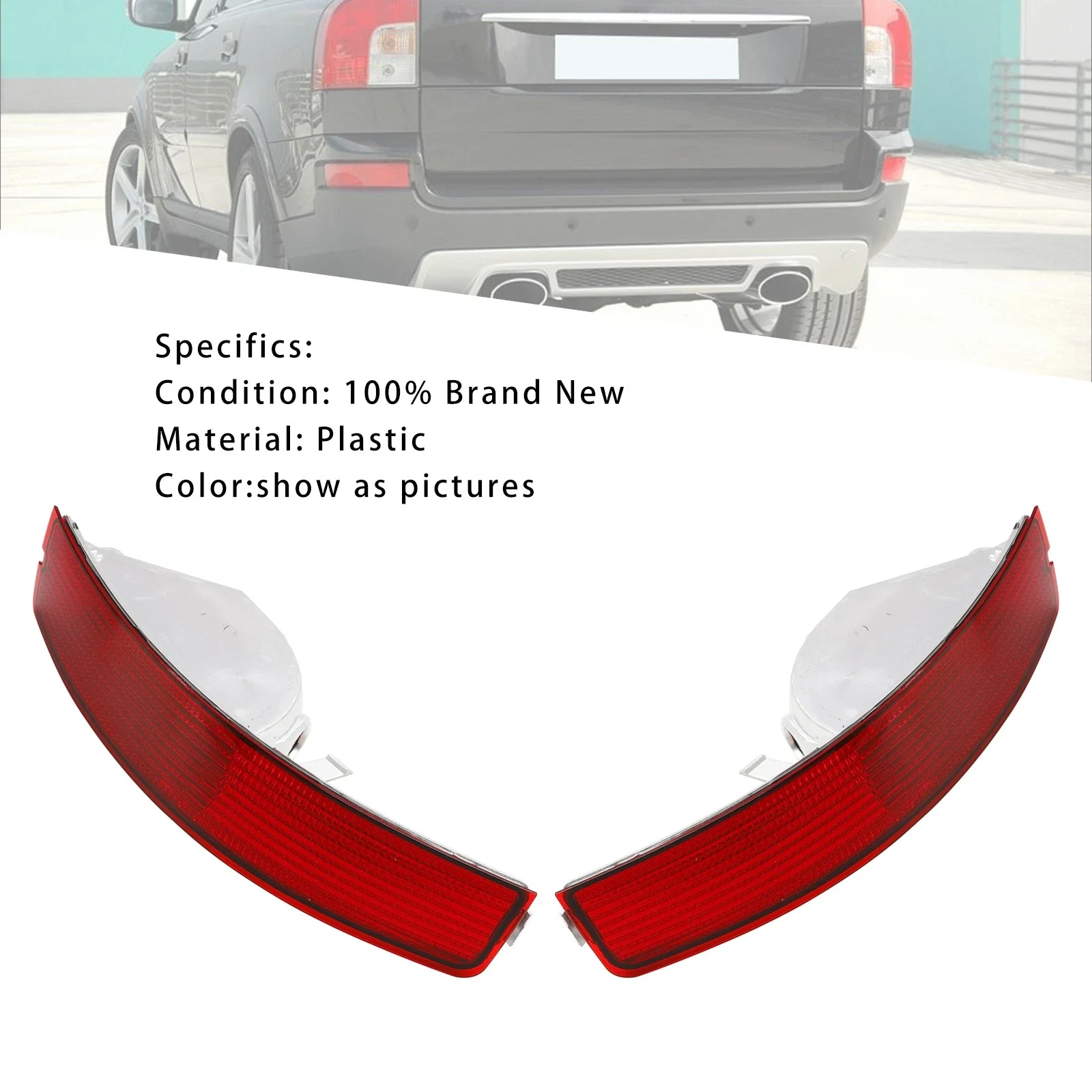 

Для Volvo 2007-2014 Volvo XC90 30678970 31213647 31111185 30784134 1 шт. левая/правая крышка заднего бампера без лампы