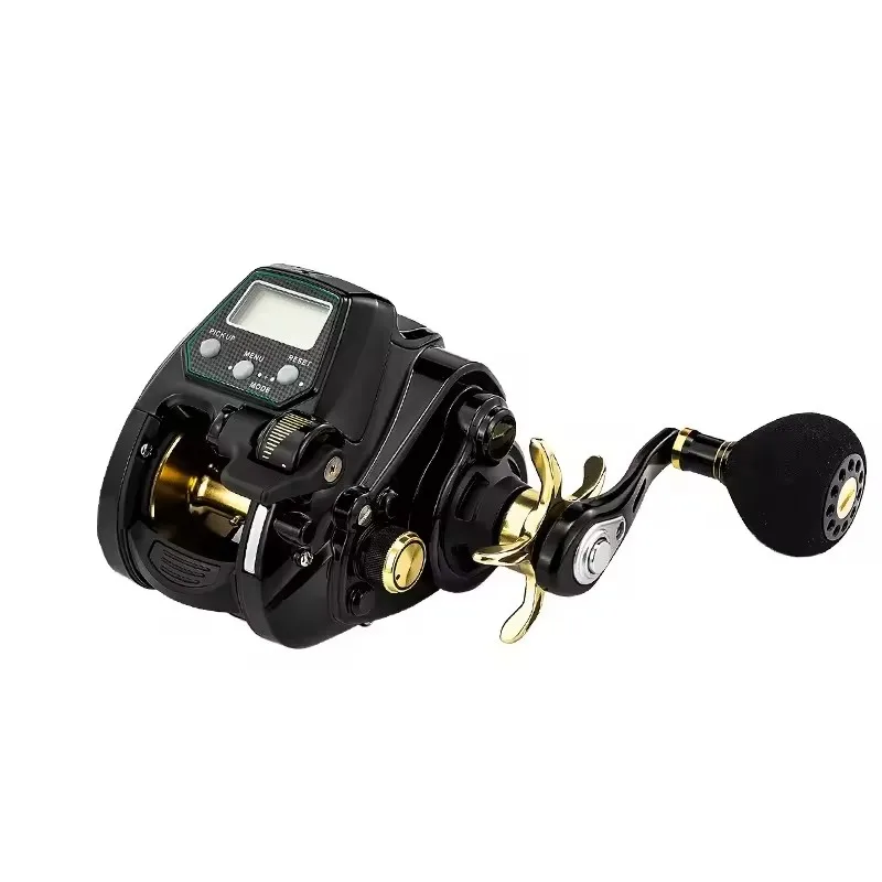 ECOODA THUNDER EZH3000/5000 Electric Reel Fishing Saltwater 12V DC Reel Electric Fishing 15-22kg Drag Power Sea Electric Fishing