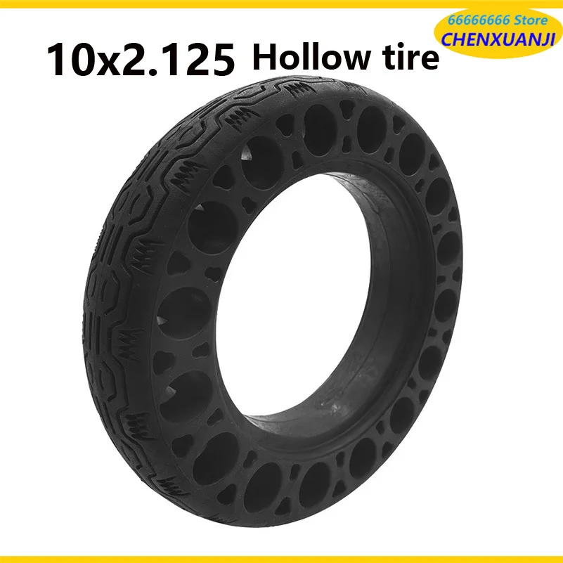 10 Inch 10x2.125 Solid Tyre Honeycomb Rubber Explosion-Proof Anti-Skid Solid Tire For Electric Scooter Tyre Parts