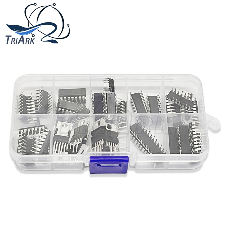 47pcs/Lot IC Power amplifier chip kit SG3525AN TEA2025B TDA2003A ULN2803APG ULN2004AN KA7500 LM1875T LM3914N-1 MAX7219CNG NE556N