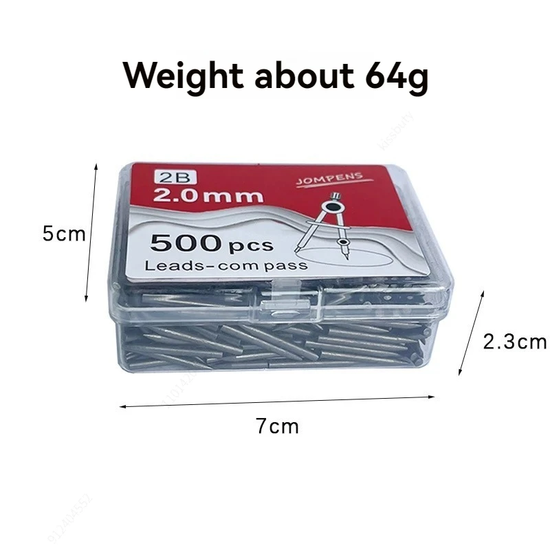 Metal Compass Set Drafting Compass with Replacement Refill for Students Exam Drawing Tools Stationery Compasso Geometry Compas