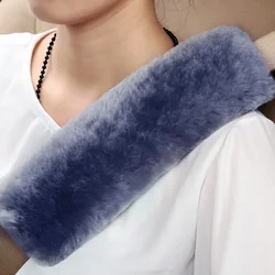 1pcs Soft Car Seatbelt Cover Comfortable Driving Pillow Pad Seat Belt Safety Strap Cover Shoulder Pads Universal Car Accessories