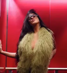 Sexy Mongolian Fur Backless Lacing Vest Waistcoat Woman Fluffy Halter Crop Top High Street Nightclub Cardigan Outfits