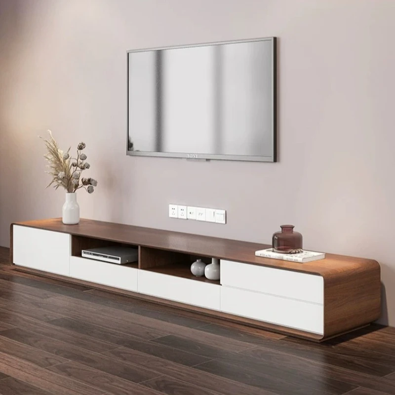Mueble de TV Moderno y Sencillo de Madera para Sala de Estar, Mueble de TV Móvil con Diseño de Cajones, Mesa de TV Minimalista, Muebles para el Hogar