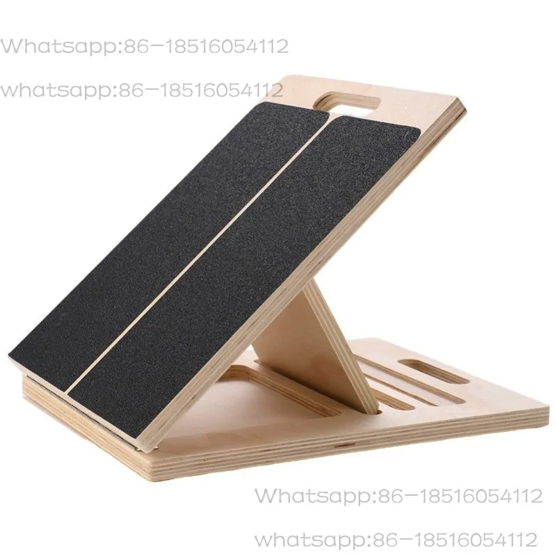 Inclined Pedal Medical Rehabilitation Training Vertical Inclined Board Wooden Professional Plantar Fasciitis