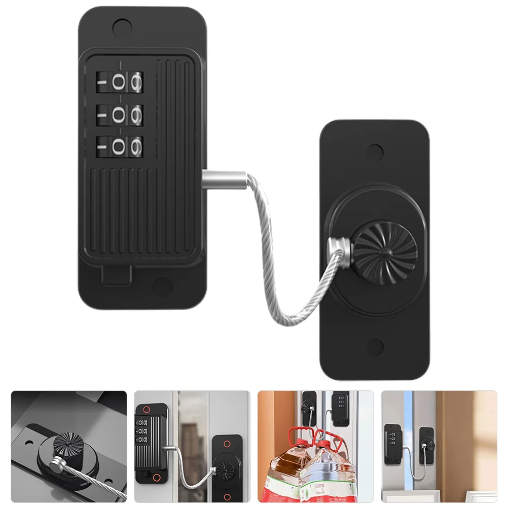 

Password Fridge Lock Durable Combination Cabinet Drawer Refrigerator Door Safety Lock No Drill Required For Adults