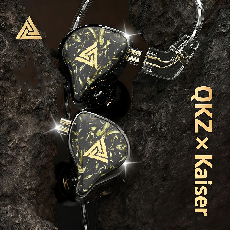 QKZ Kaiser FiLe Wired Earphone with Microphone HiFi Music Earphone