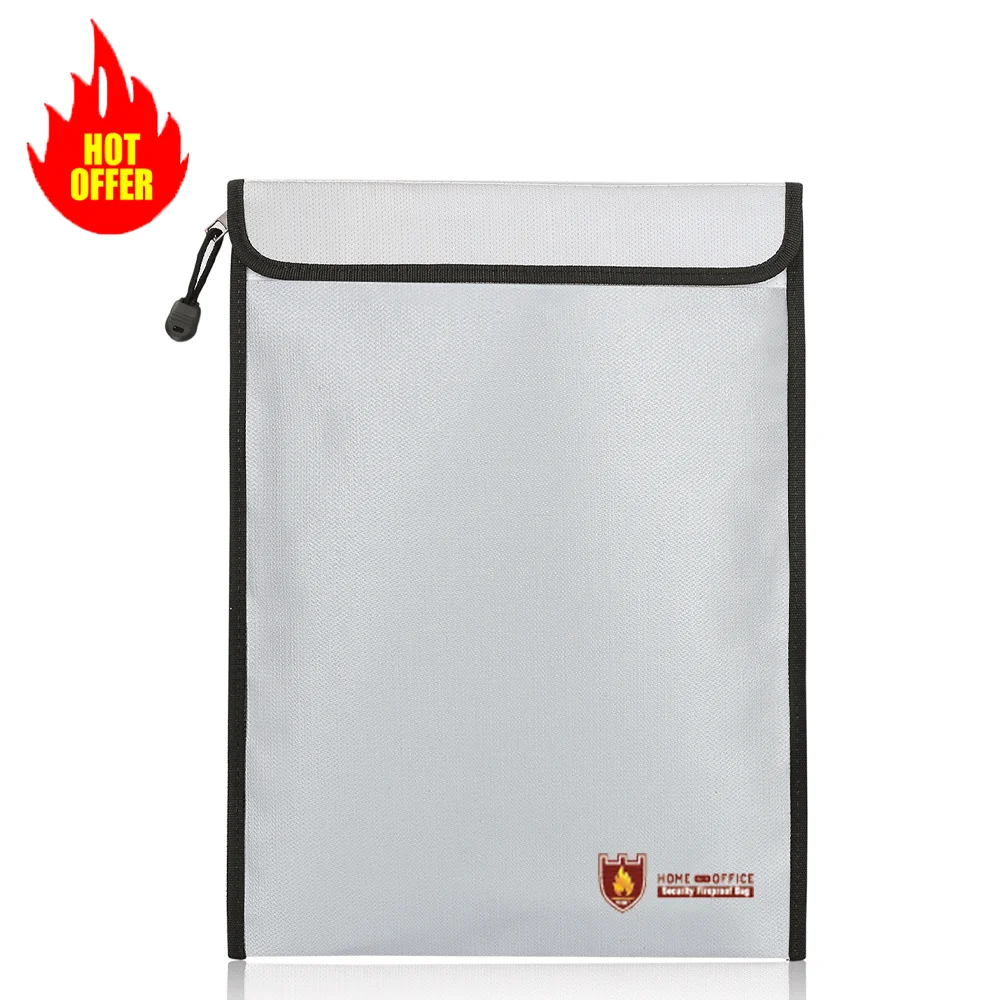 Geldbeutel mit Reißverschluss, Dokument, feuerfeste, wasserdichte Tasche, Aufbewahrung, Informationen, Verträge, Zertifikate, Immobilien, Zertifikate, Tasche