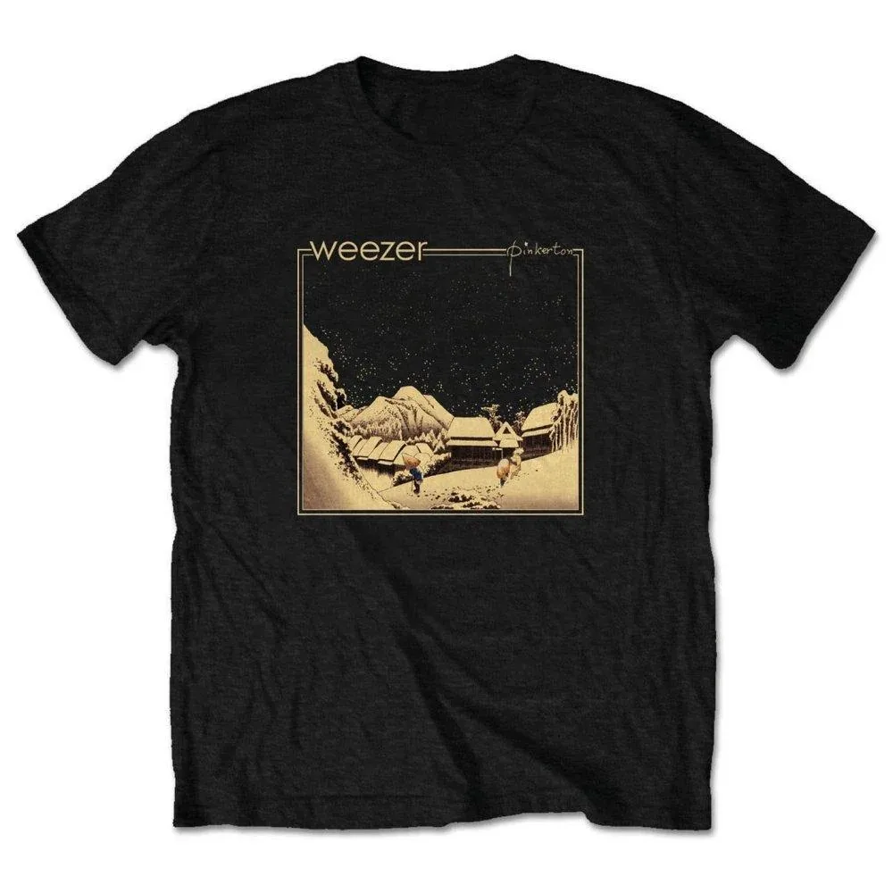 Weezer Pinkerton Album Cover T-Shirt Men's Alternative Rock Tee Perfect for Fans Who Love 90s Pop Punk Nostalgic Design