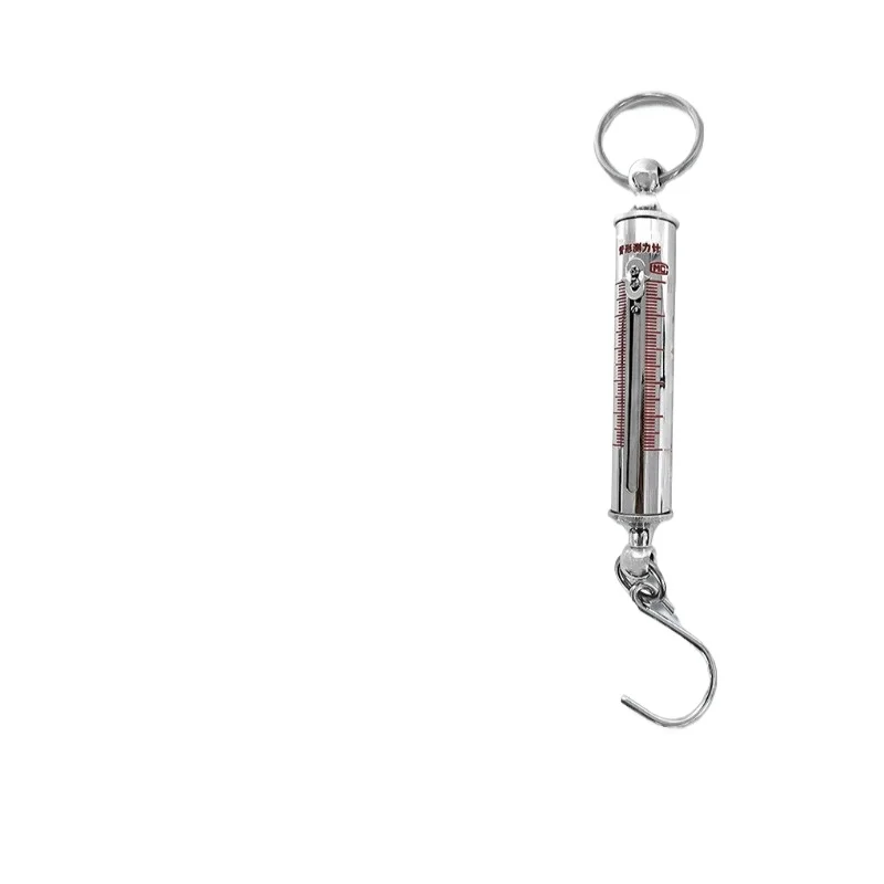 

Metering tubular dynamometer, tension meter, spring tension meter, tension rod with calibration