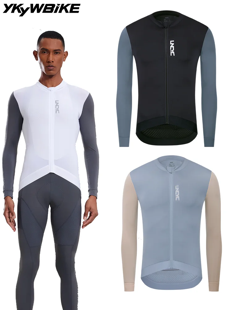AliExpress YKYWBIKE UNCYC Men's Long Sleeve Pro Team Cycling Jersey MTB Breathable Spring Summer Road Bike Shirt Full Sleeve Jersey Bicycle Clothing