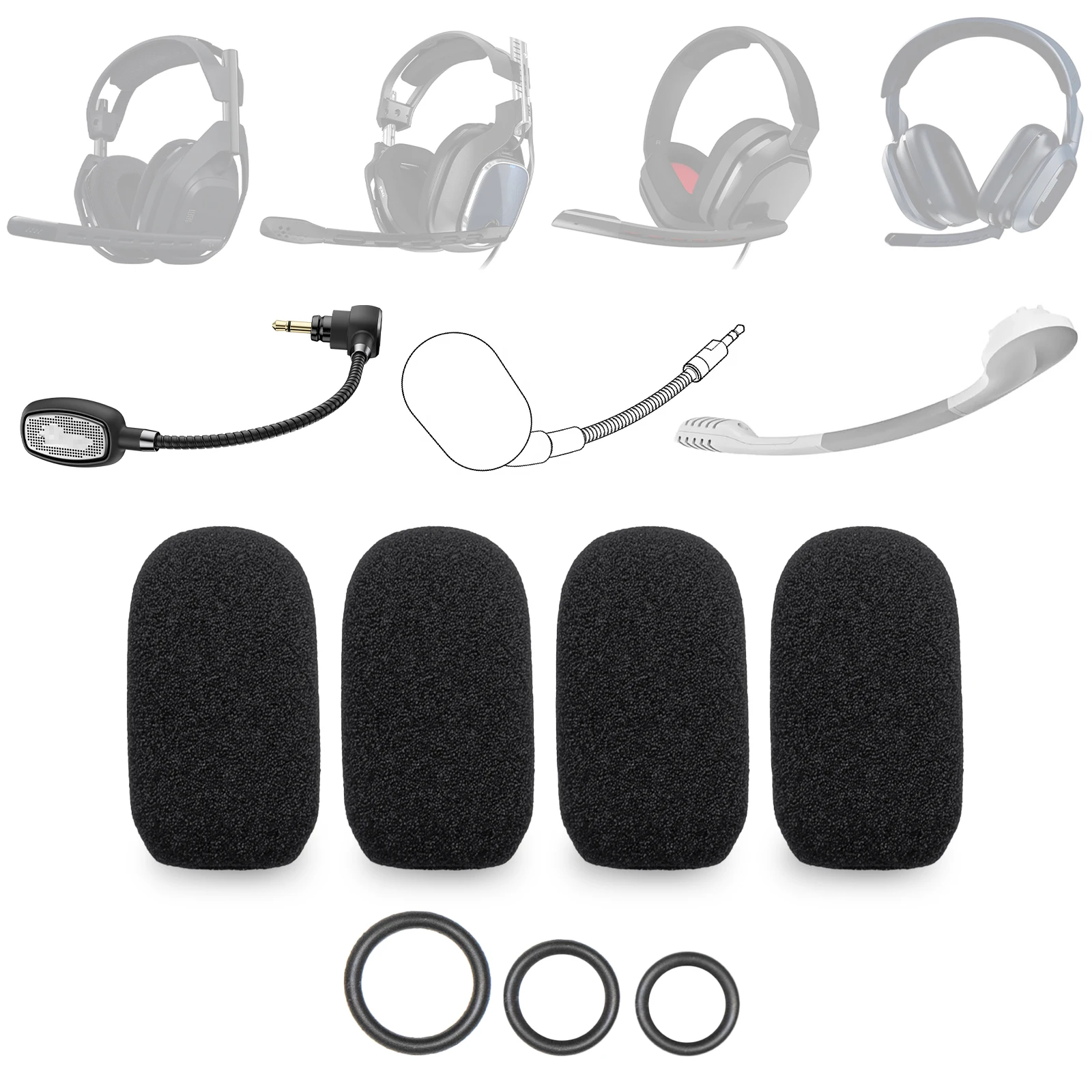 4 Mic Foam Covers+1… - image