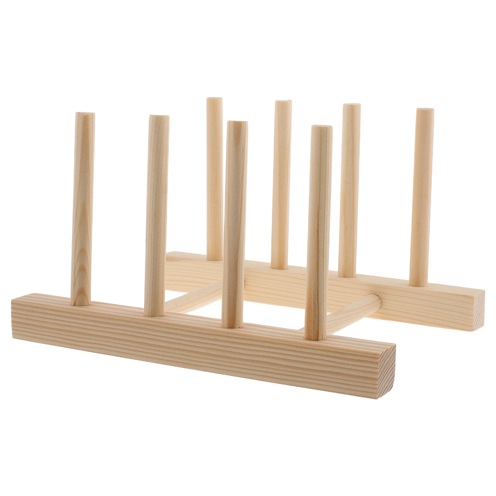 

Nail Art Display Stand False Board Sample Card Rack Shelf Light Brown Fake Holder