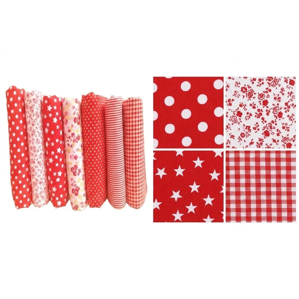 Mixed Scraps Fabrics Offcuts Quilting Quilt Fabric Pre-Cut Cotton Material Latest Useful Mixed Scraps Fabrics Offcuts