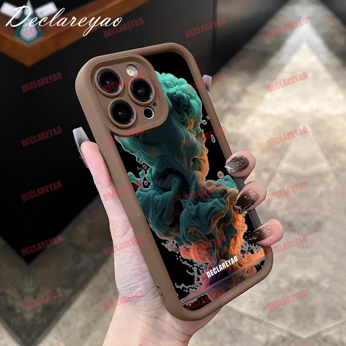DECLAREYAO ماتي بولي يوريثان غطاء ناعم رفيع لـ Realme 7i 50 Master 11 5S Narzo C20 C55 Note U1 Q3 C67 C20A Pl حافظة سيليكون مقاومة للصدمات