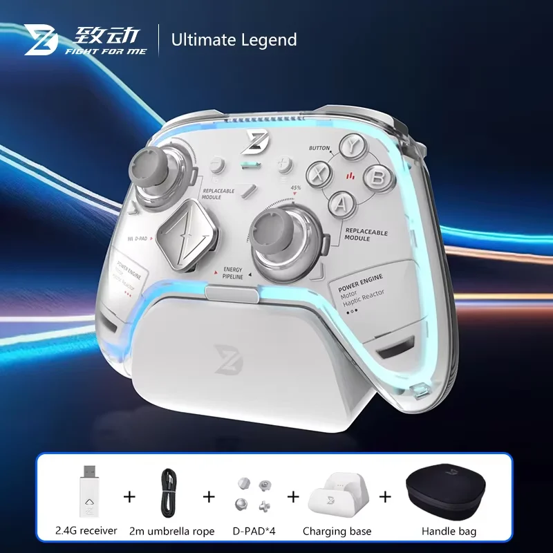 Zd Ultimate Legend Game Controller Elite Modular Sensory RGB Switch Phone Bluetooth Controller NS Tablet Steam Xbox Gifts Zd