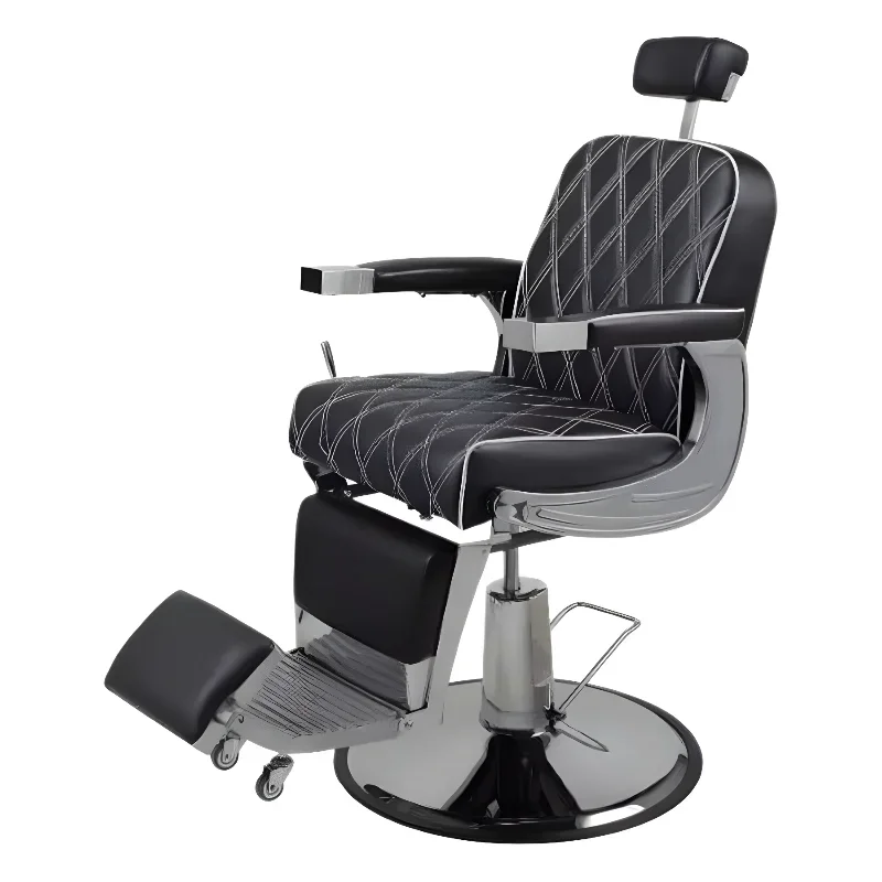 Men's Barber Chair Barber Shop Retro Oil Head Large Chair Lifting Perm Dyeing Hair Oil Head