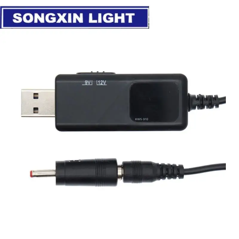 USB Boost Converter DC 5V to 9V 12V USB Step-up Converter Cable + 3.5x1.35mm Connecter For Power Supply/Charger/Power Converter