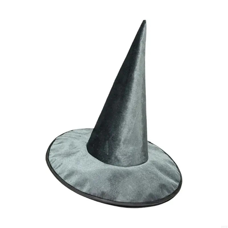 B95F Kapelusz czarodzieja Halloween Kapelusz czarownicy Halloween Czarodziej przebranie na karnawał Akcesoria Czarownica z i