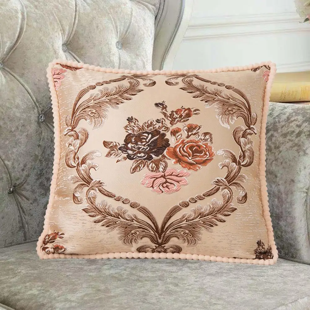 Decorative Throw Pillow Cover Soft Wear-resistant Square Throw Pillow Cover for Decorative Cushion Protector Extra Soft Washable