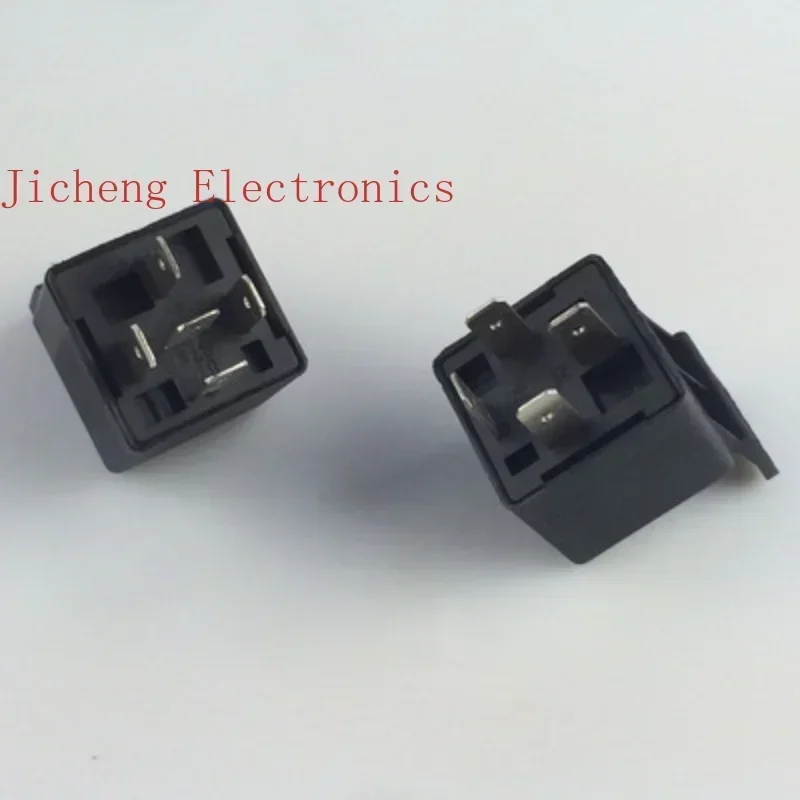 Waterproof Automotive Relay 12V 24V 4pin 5pin 4P 5P 40A Car With Black Red Copper Terminal Auto Socket