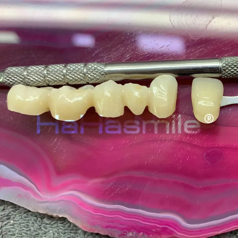 HaHasmile ST+ML 98MM A1 A2 A3 A3.5 A4 Zirkonoxid-Mehrschichtblock-Cad-Cam-Materialien Hochtransluzente Zirkonoxidscheiben