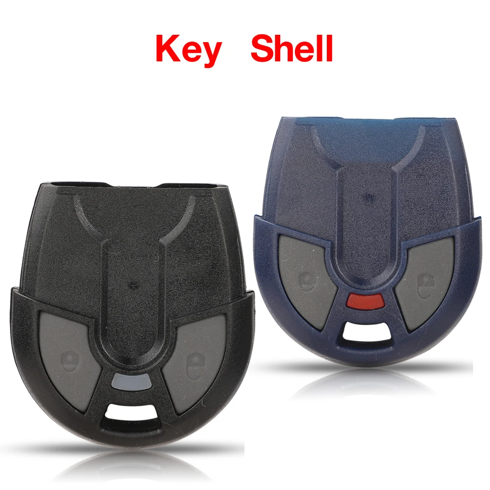 jingyuqin For Fiat FT2-2 Positron Flex (PX52) Only Head Key Shell Alarm Buttons PX32 290 EX300 330 360 Car Key Case Replacement