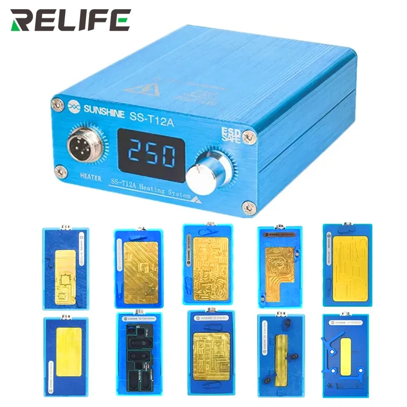 Sunshine-kit Estação de Solda para o Telefone Móvel Motherboard Repair Tool Cpu Aquecimento Plataforma de Desmontagem Ss-t12a Ipx 14 Pro Max