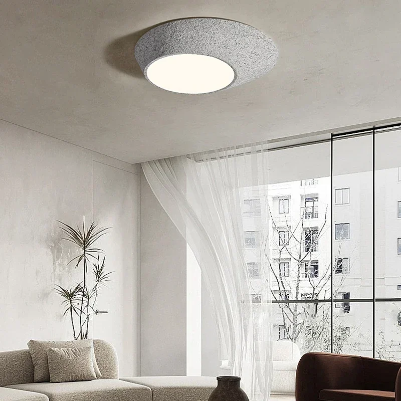 

Nordic Minimalist Wabi-Sabi Wind Bedroom Dining Living Room Led Ceiling Lamps Lustre Study Chandelier Home Decor Lights Fixture
