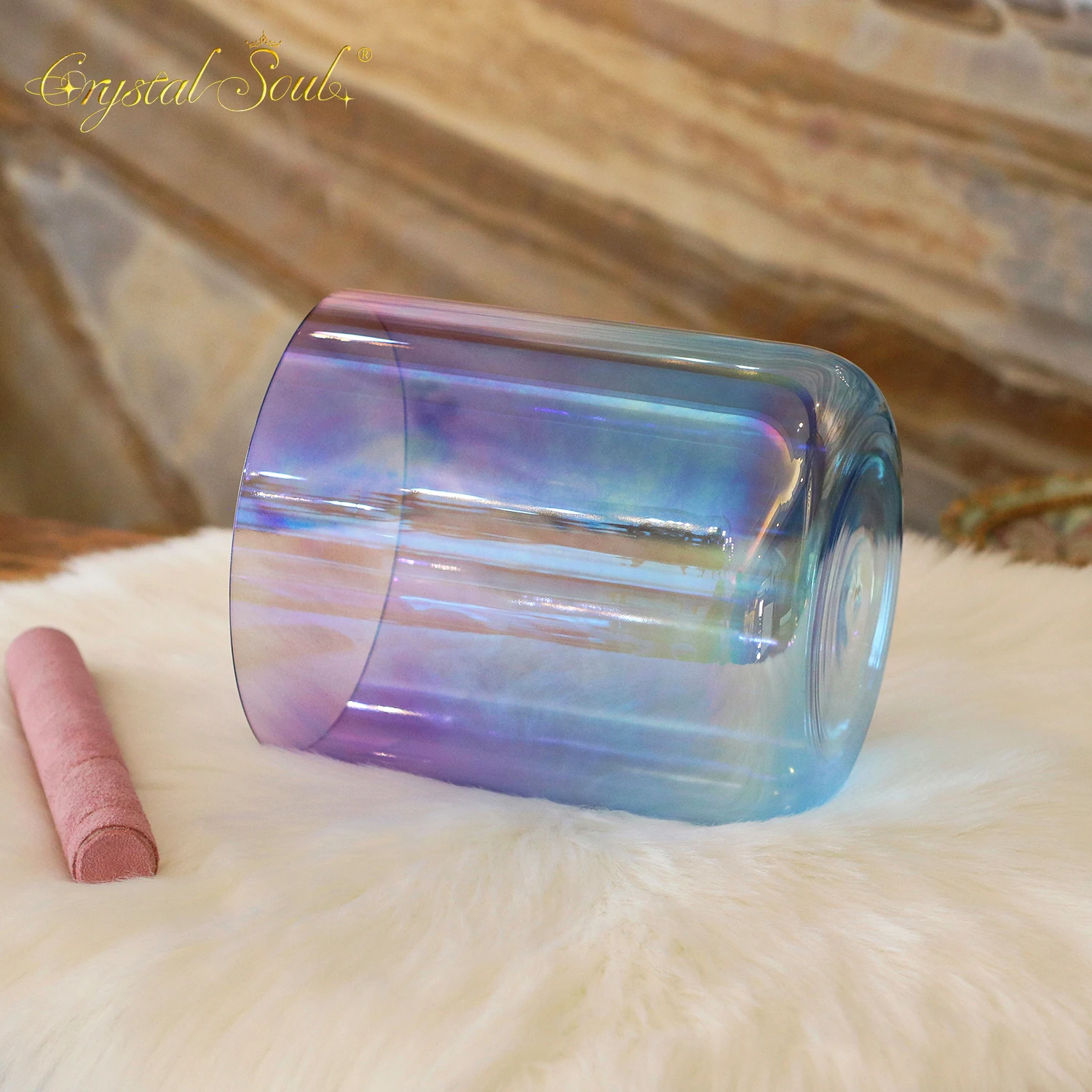 Crystal Soul Blue Purple Gradient Clear Alchemy Crystal Singing Bowls Unique Design Color Scheme Support Customization - Image 6