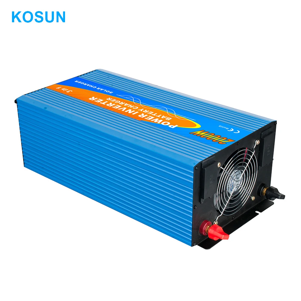 2KW MPPT Solar Power Inverter 24V Dc To 220V Ac Solar 12V Off Grid Tie Mppt Pure Sine Wave Hybrid Solar Inverter