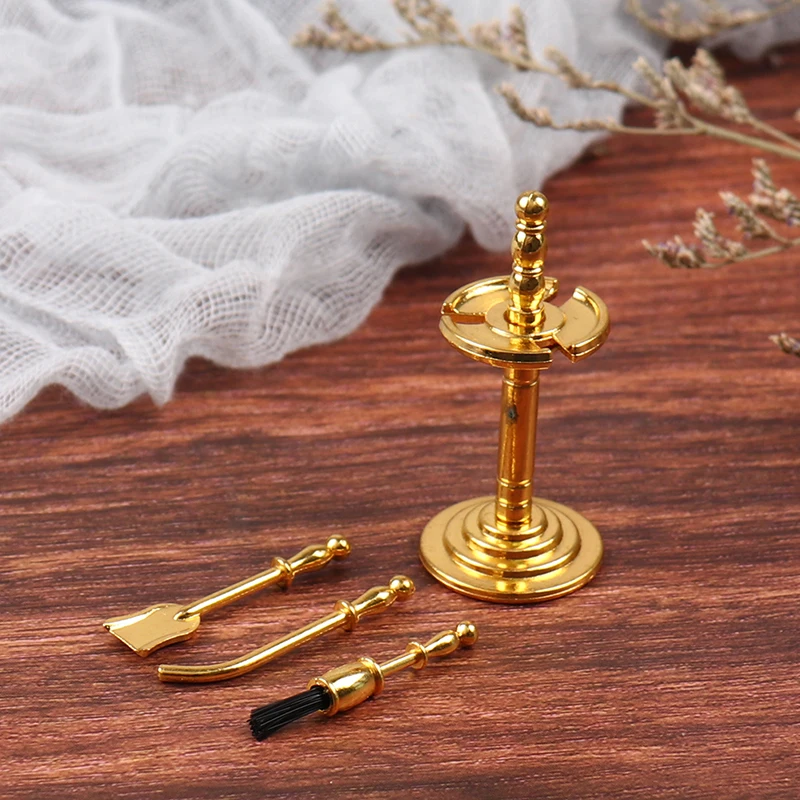 1/12 Miniatur-Reinigungswerkzeuge Display Halter Set Lebensszenen Dekor Zubehör