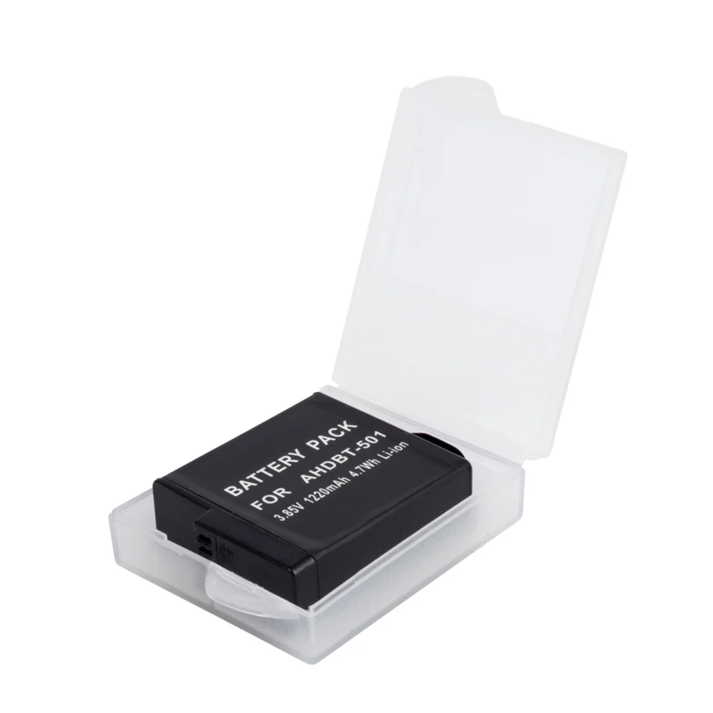 5Pack Protective Storage Box Clear Plastic Case for 5 Accessories Camera Holder Travel Safe