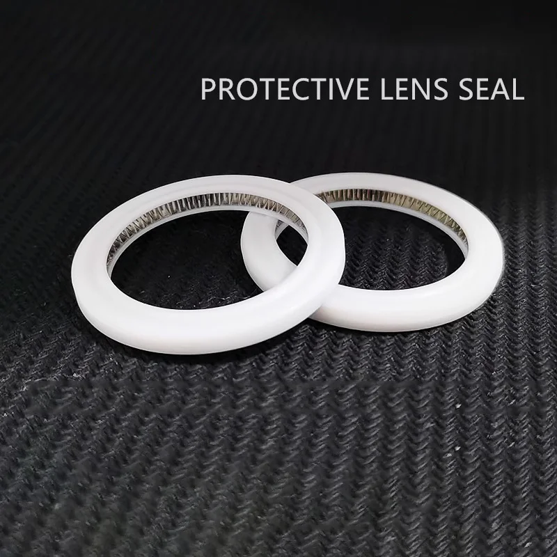 OSPRI Laser Cutting Head Protective Lens Sealing Ring PTFE Pressure Ring Seal Ring For LC218 LC209 LC80 LCH30 LHSW200 Weld Gun
