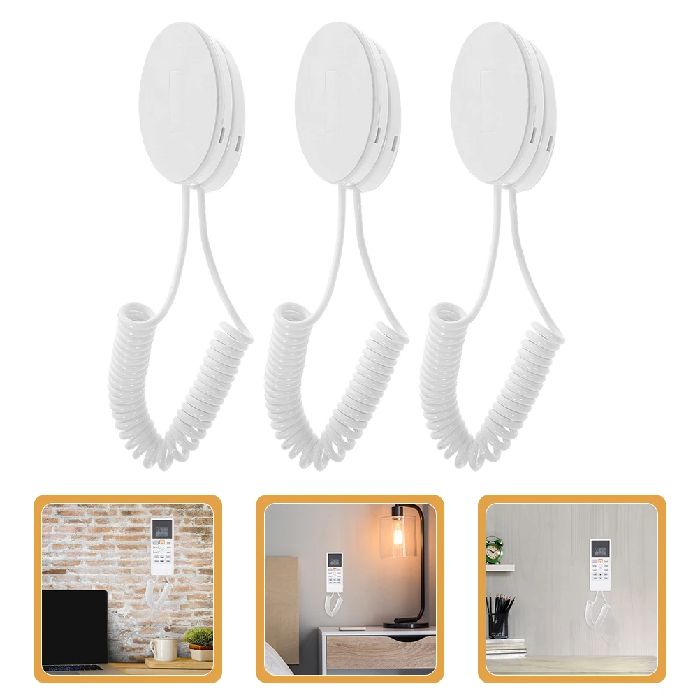 

3 Pcs Anti-lost Rope Hook Self Adhesive Cable Retractable Cables Hooks Mechanical Keyboard Coiled Tablet No Punching Lock