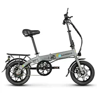 2025 Samebike 14 Inch Folding Electric Bike Yinyu14 36V7.8Ah Removeable Lithium Battery High Speed Rear Hub Motor Disc Brake